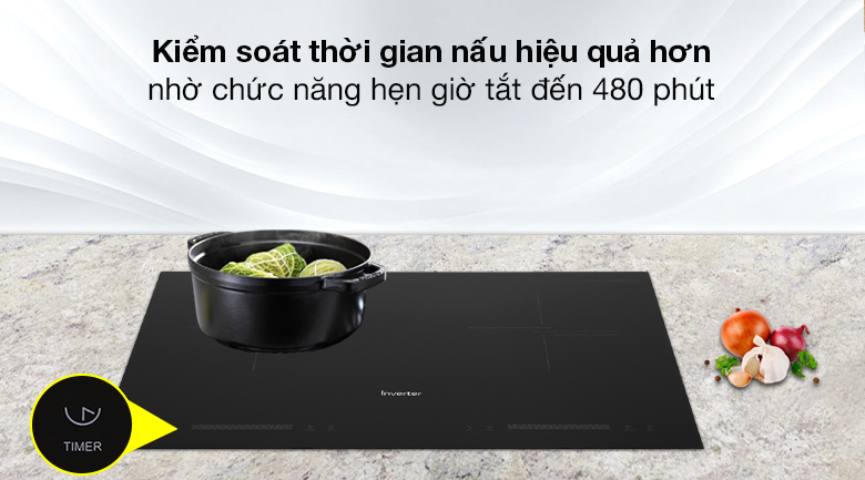 Hẹn giờ - Bếp từ đôi Junger CEJ-201-II