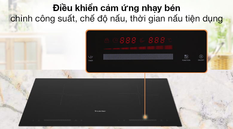 Dễ dùng - Bếp từ đôi Junger CEJ-201-II