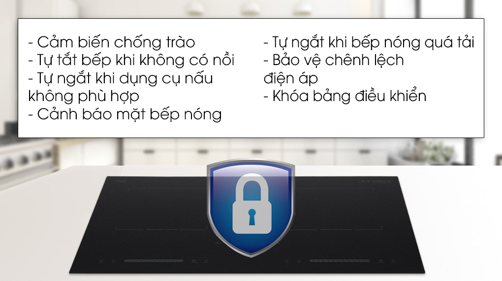 Nhiều tính năng an toàn