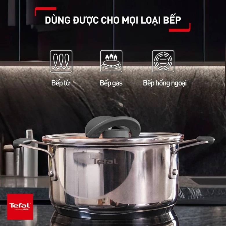 Bộ 3 nồi inox Tefal G7376S44 -2