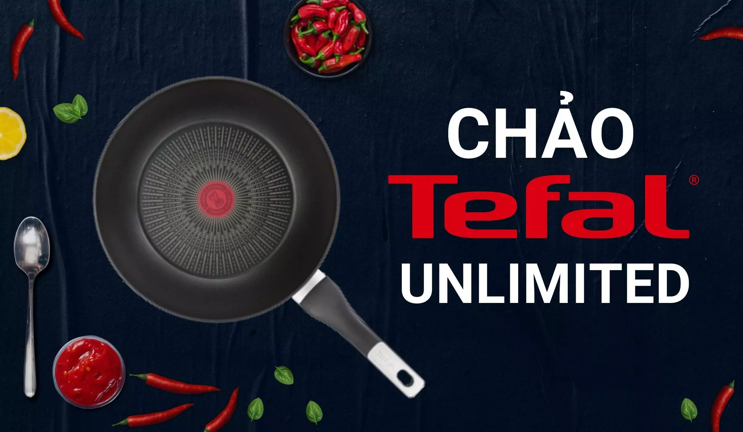 Chảo chiên lồng sâu Tefal Unlimited 28cm G2551902