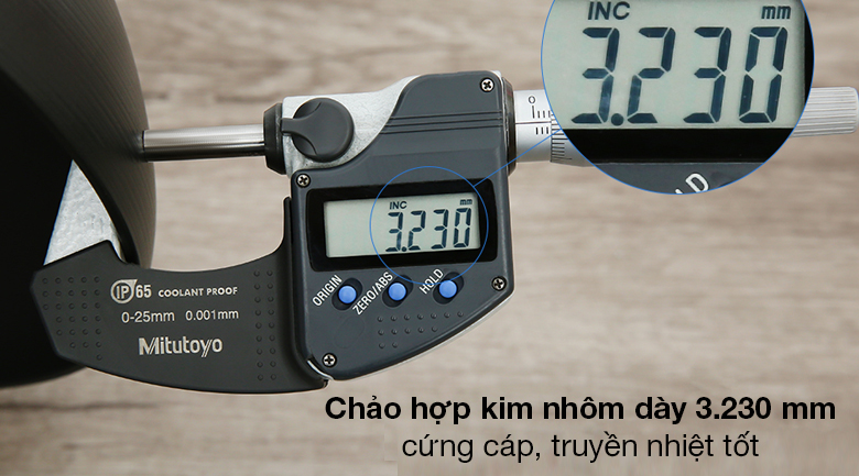 Chảo nhôm sâu chống dính đáy từ 28 cm Tefal Ultimate G2681972 - Chất liệu hợp kim nhôm bền bỉ, chảo dày 3.230 mm