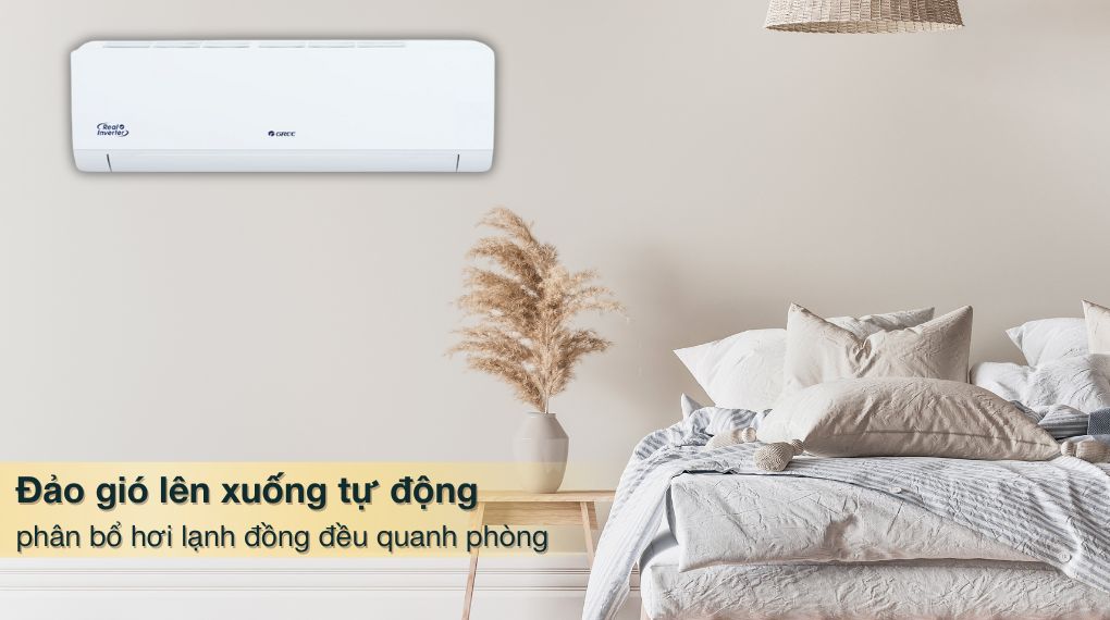 Máy lạnh 2 chiều Gree Inverter 1.5 HP BD12HI - Cơ chế thổi gió