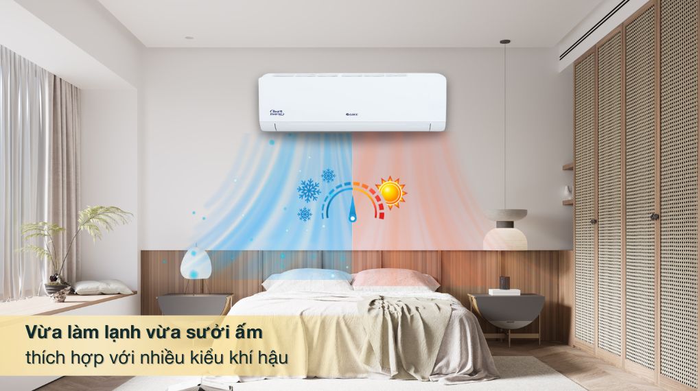 Điều hòa 2 chiều Gree Inverter 18000 BTU BD18HI - Máy lạnh 2 chiều
