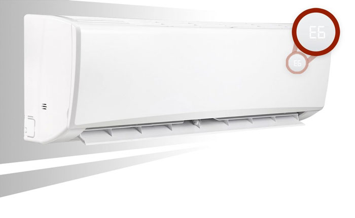 máy lạnh Gree CHARM18HN có khả năng hiển thị lỗi tự động trên dàn lạnh