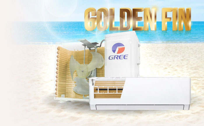 Máy lạnh 2 chiều CHARM18HN có dàn tản nhiệt phủ Golden Fin chống ăn mòn hiệu quả