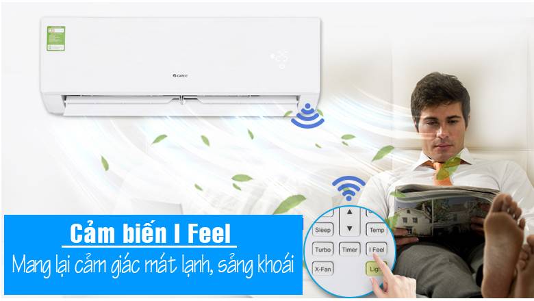 Điều hòa GREE 1 chiều cơ 18000 BTU BD18CN - Tính năng I-Feel thông minh