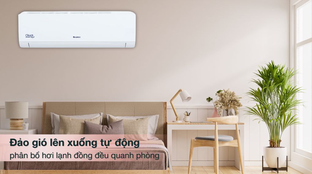 Máy lạnh Gree Inverter 1.5 HP BD12CI - Cơ chế thổi gió