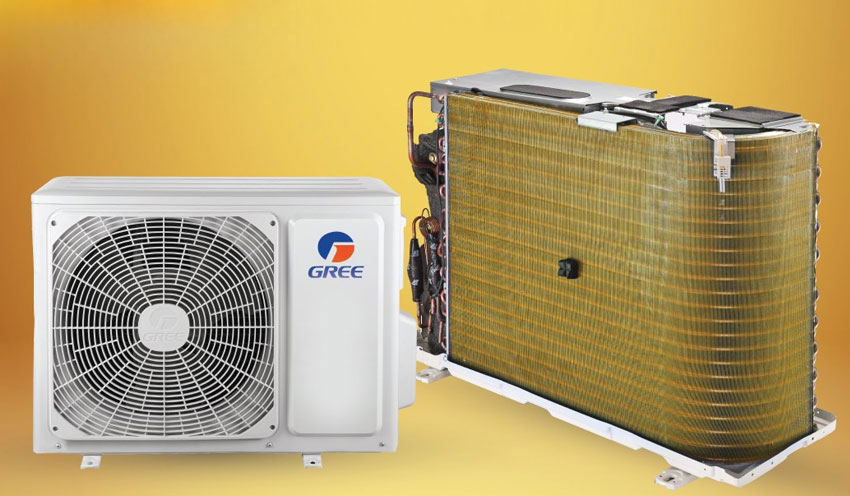 Điều hòa Gree COSMO12CI có dàn tản nhiệt chống ăn mòn 