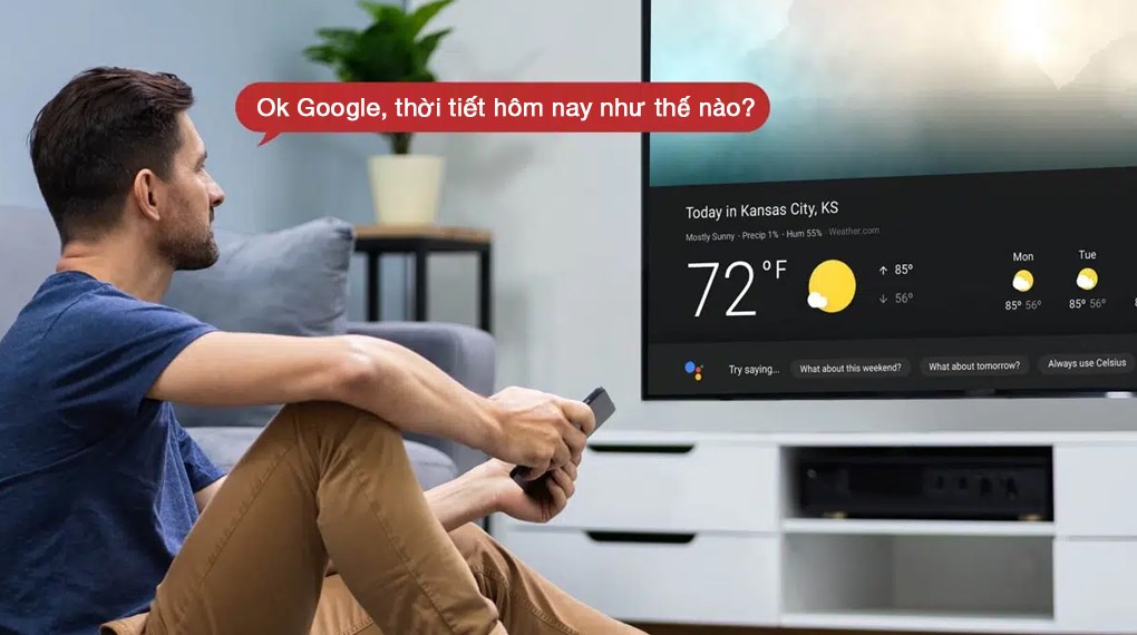 Google Tivi QD-Mini LED TCL AI 4K 85 inch 85C6K - Tiện ích