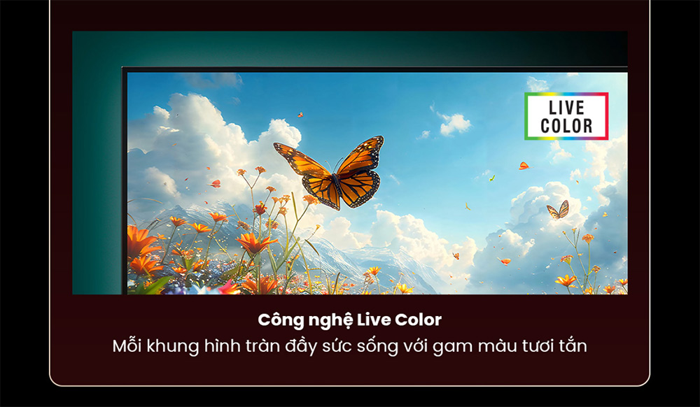 Công nghệ Live Color Sony Google TV 4K LED NỀN BRAVIA 2 II K-43S25VM2