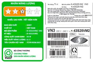 Google Tivi Sony 4K 43 inch K-43S25VM2