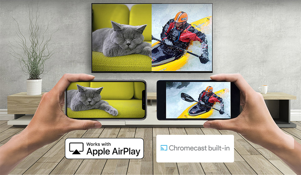 Chromecast và AirPlay Sony Google TV 4K LED NỀN BRAVIA 2 II K-65S25VM2