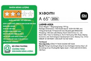 Google Tivi Xiaomi A 4K 65 inch L65MB-ASEA