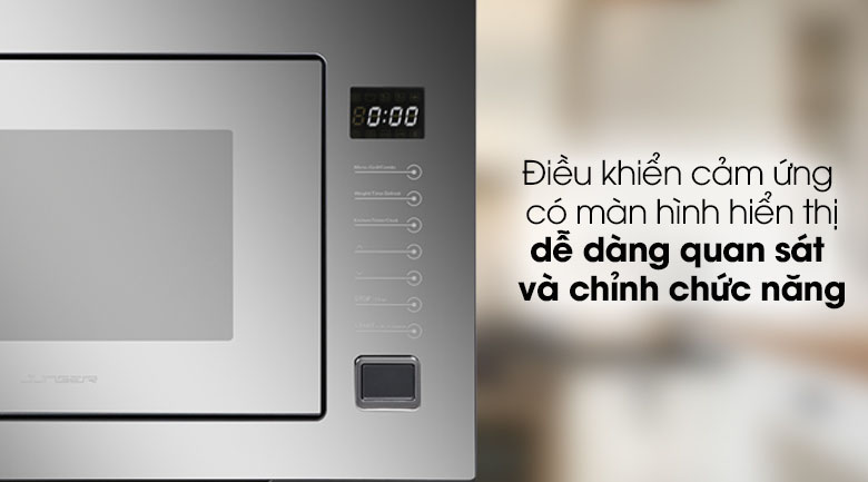 Lò vi sóng có nướng lắp âm Junger TK-90 26 lít - Bảng điều khiển cảm ứng
