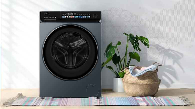 Máy giặt Aqua Inverter 12 kg AW12-BD4377U1L(GN) - Thiết kế hiện đại, phù hợp với nhiều không gian nội thất