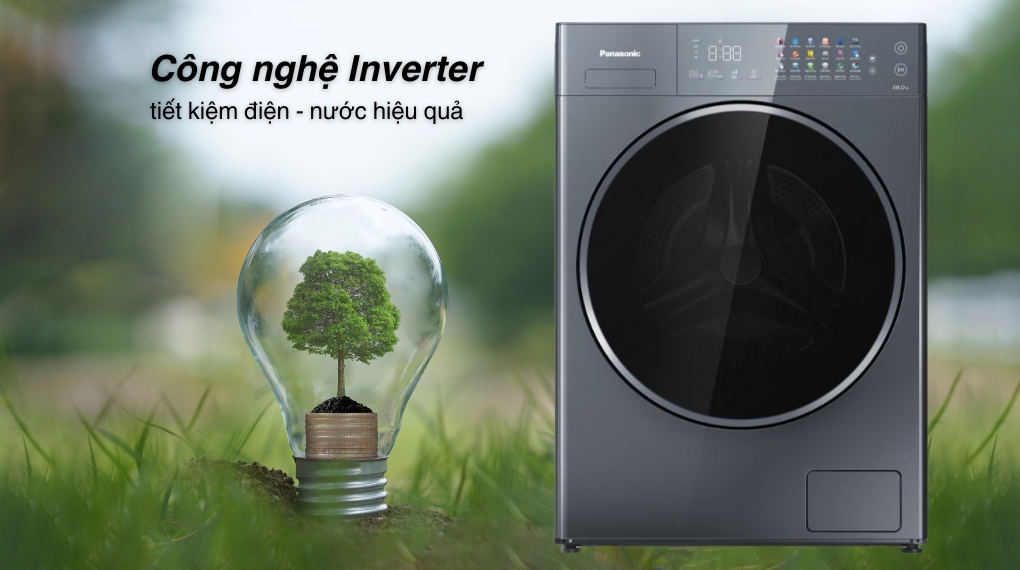 Máy giặt Panasonic Inverter 13 kg NA-26CVX1AVT - Công nghệ tiết kiệm điện