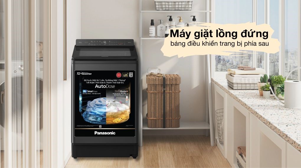 Máy giặt Panasonic Inverter 18 kg NA-FD180W3BV - thiết kế