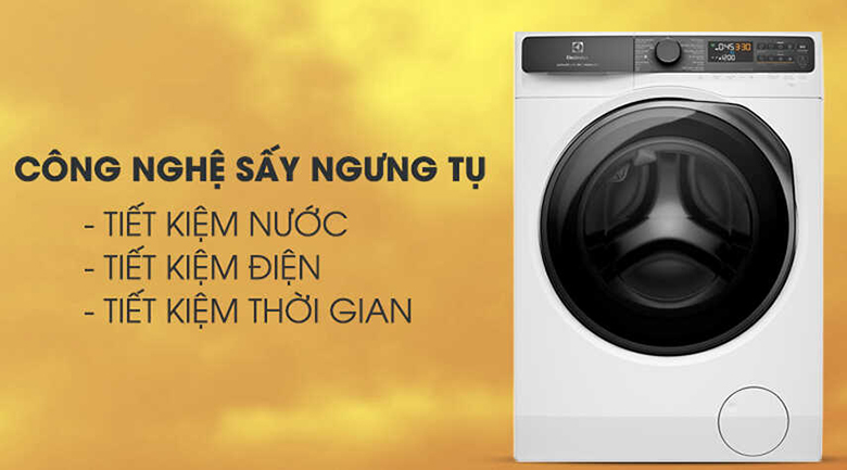 Máy giặt sấy Electrolux 13 kg EWW1343R7WC lồng ngang - Công nghệ sấy ngưng tụ