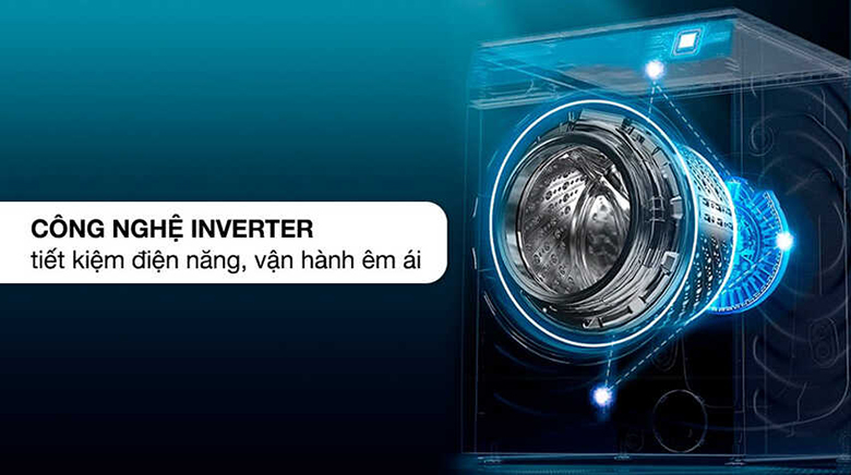 Máy giặt sấy Electrolux 13 kg EWW1343R7WC lồng ngang - Công nghệ Inverter tiết kiệm điện năng
