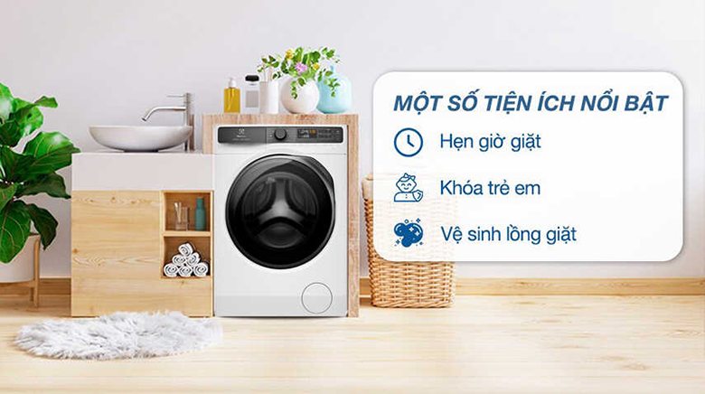Máy giặt sấy Electrolux 13 kg EWW1343R7WC lồng ngang - Các tiện ích khác