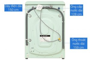 Máy giặt sấy Hisense Roman Holiday Inverter giặt 10.5 kg - sấy 7 kg WD105R5