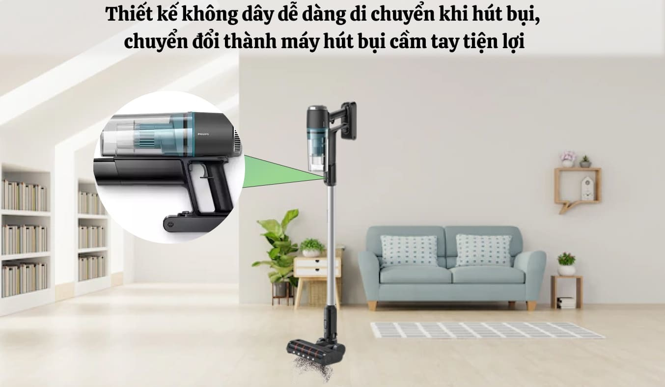 Máy hút bụi không dây Philips XC3031/01