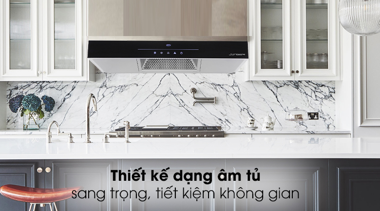 Thiết kế lắp âm tiết kiệm không gian - Máy hút mùi âm tủ Junger H-90