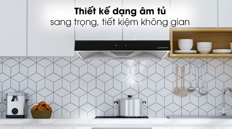 Thiết kế âm tủ tiết kiệm không gian - Máy hút mùi âm tủ Junger HRJ-75