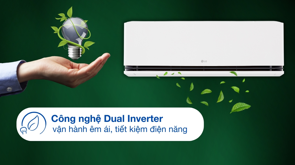Máy lạnh LG Inverter 1 HP IDC09M1 - Công nghệ tiết kiệm điện