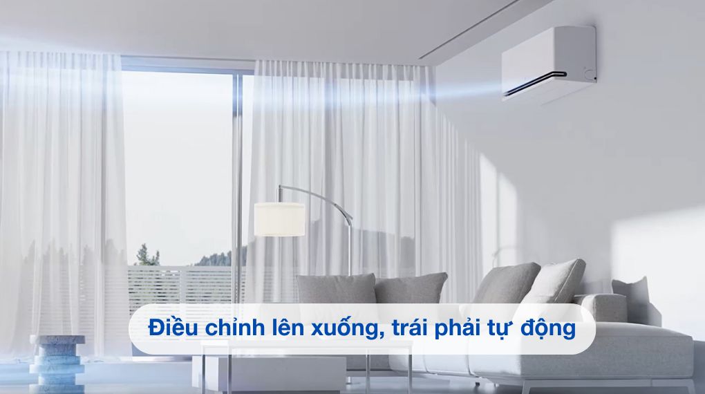 Máy lạnh LG Inverter 1 HP IDC09M1 - Cơ chế gió