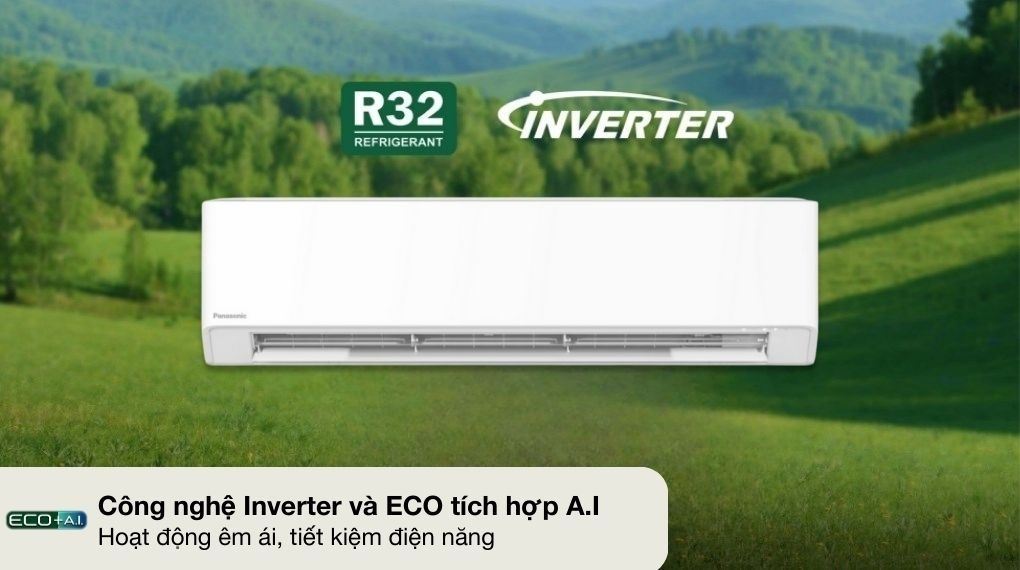 Máy lạnh Panasonic Inverter 2.5 HP CU/CS-U24BKH-8 - Công nghệ tiết kiệm điện