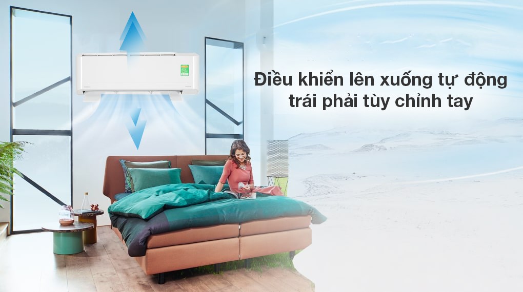 Máy lạnh Toshiba Inverter 2 HP RAS-H18S4KCV2G-V - Cơ chế thổi gió