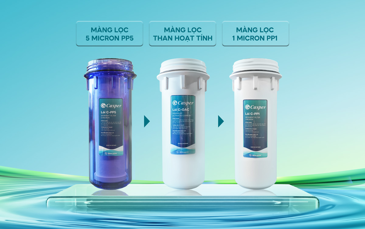 Máy lọc nước Casper RO 10 lõi WR-E6V1