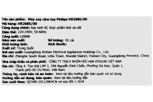 Máy xay cầm tay Philips HR2685/00