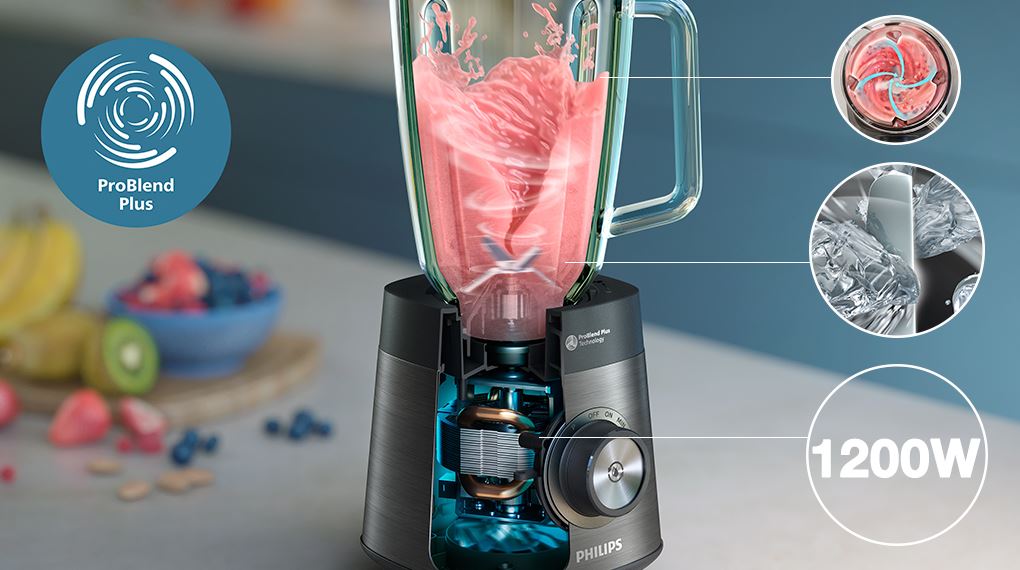 Công nghệ ProBlend Plus - Máy xay sinh tố Philips HR3041/00