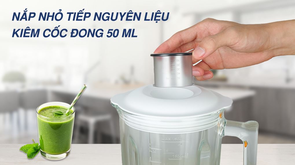 Nắp nhỏ tiếp nguyên liệu - Máy xay sinh tố Philips HR3760/01