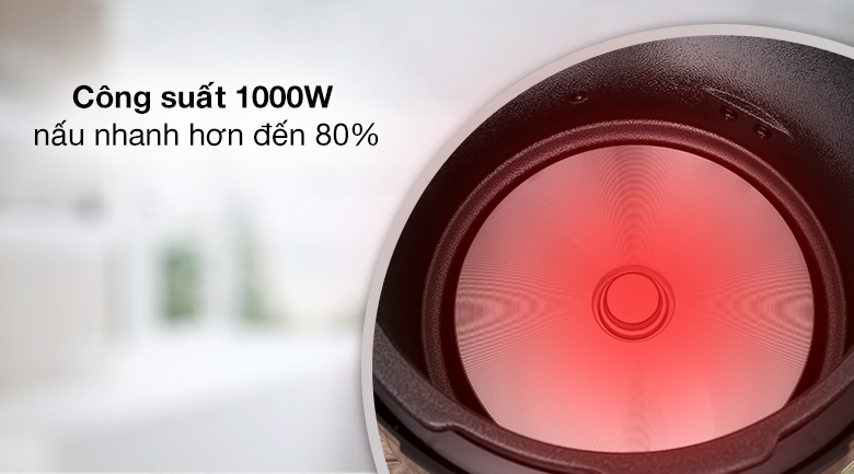 Nồi áp suất điện Tefal CY601868 6 lít - Tefal CY601868 công suất 1000W