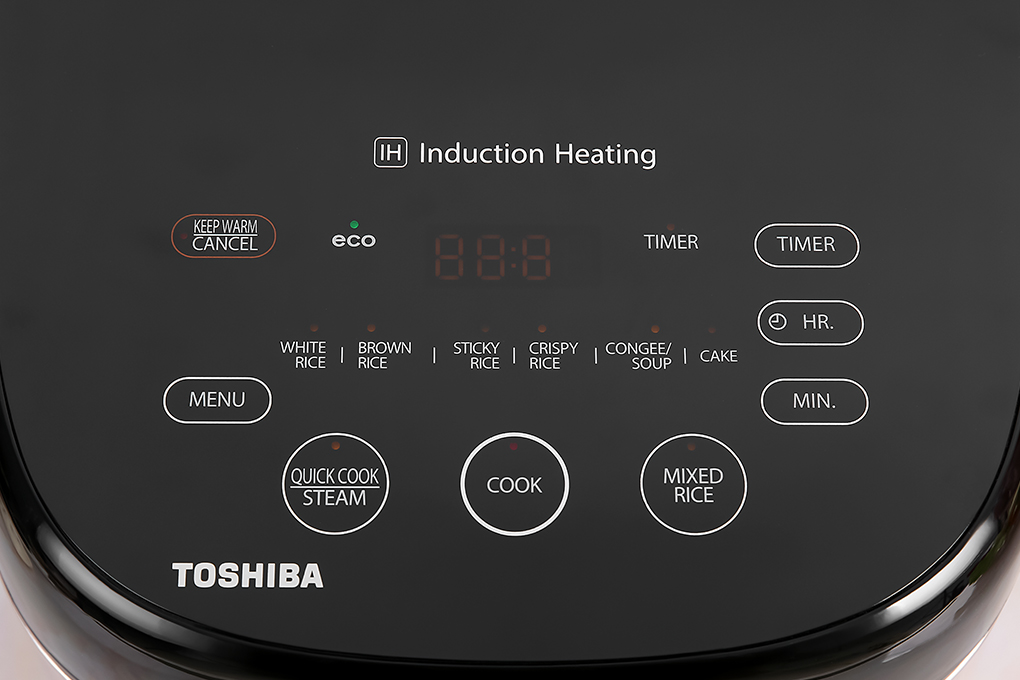 Bảng điều khiển - Nồi cơm cao tần Toshiba 1.8 lít RC-18IX1PV