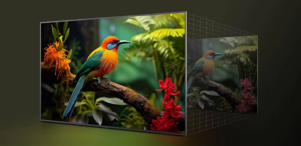 Công nghệ 4K Super Upscaling Tivi LG QNED AI 4K 55 Inch 55QNED80ASA