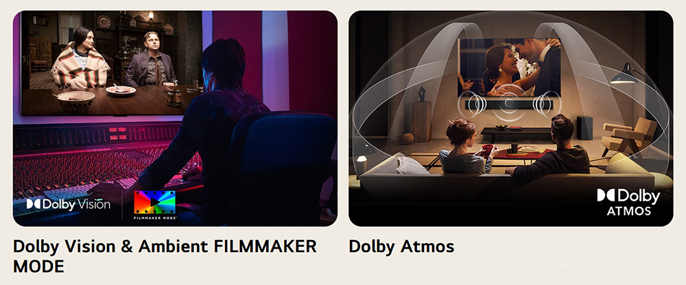 Dolby Atmos, Dolby Vision và Filmmaker Mode Tivi LG OLED Evo OLED65G5PSA