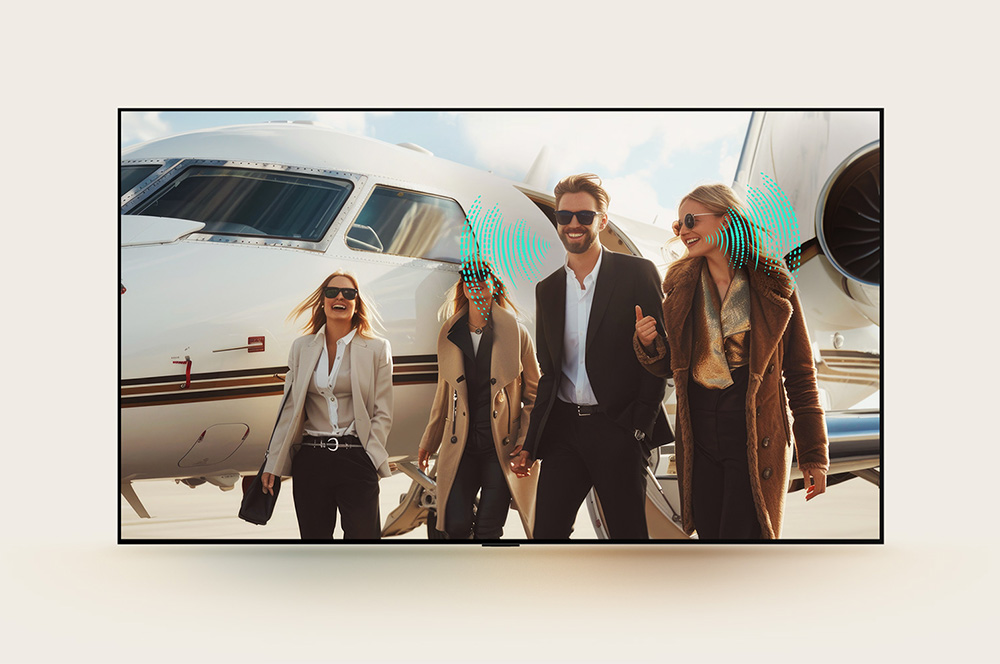 Âm thanh trong trẻo và sắc nét Tivi LG OLED evo AI 4K 83 Inch OLED83C5PSA