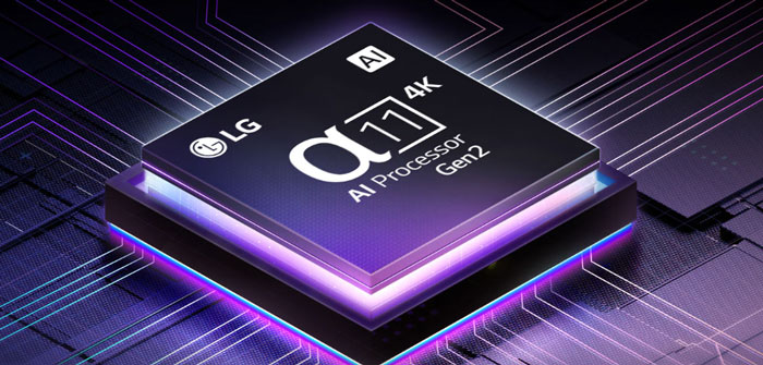 Smart Tivi AI Evo OLED 4K 97 inch LG OLED97G5PSA sử dụng bộ xử lý α11 AI Gen2 hiện đại