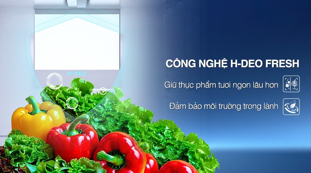 Tủ lạnh Aqua Inverter 480 lít AQR-TA546FA(WGL)U1- Công nghệ H-DEO Fresh