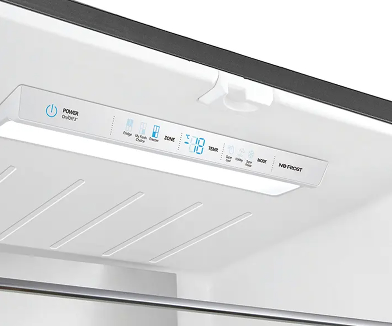 Tủ Lạnh Hisense Inverter 454 lít HM51WF - Bảng điều khiển điện tử thông minh, dễ dàng tùy chỉnh