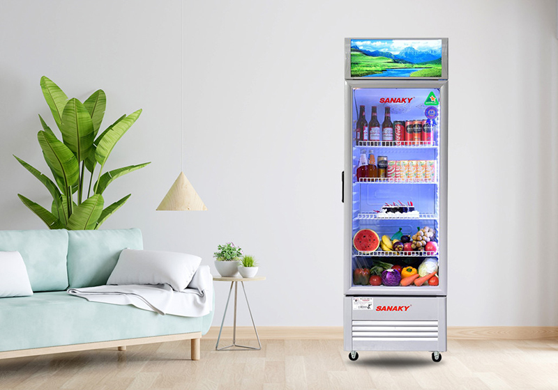 Tủ mát Sanaky 400 Lít với thiết kế hiện đại, đẹp mắt