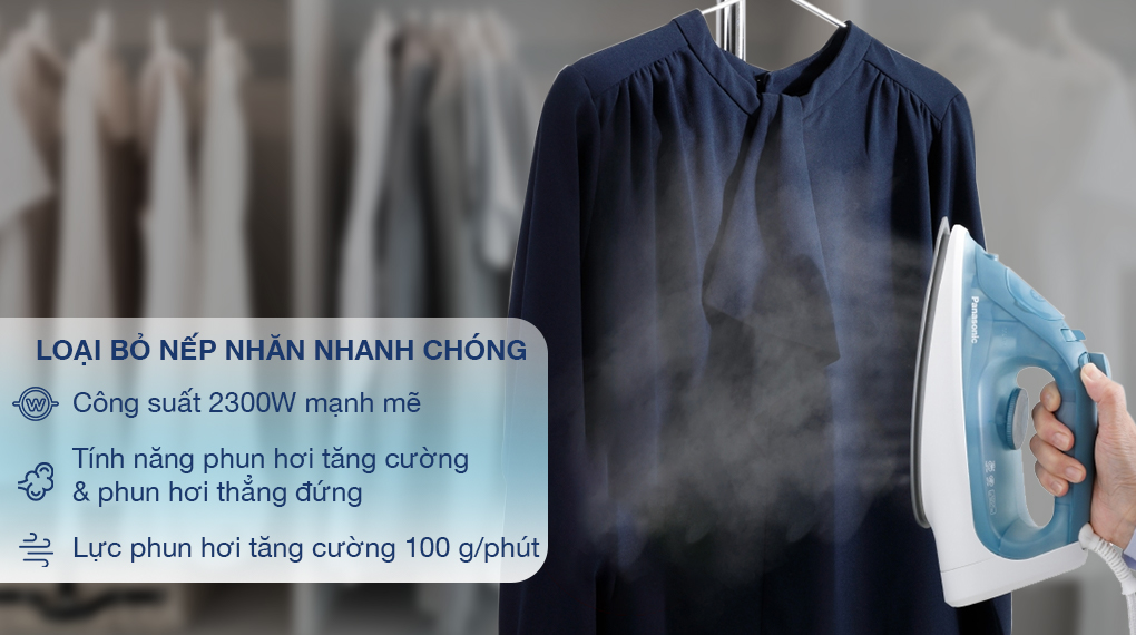 Bàn ủi hơi nước Panasonic NI-S430GRA 2300W - Công suất