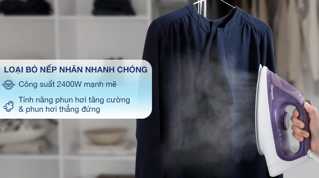 Bàn ủi hơi nước Panasonic NI-S630VRA 2400W - Công suất