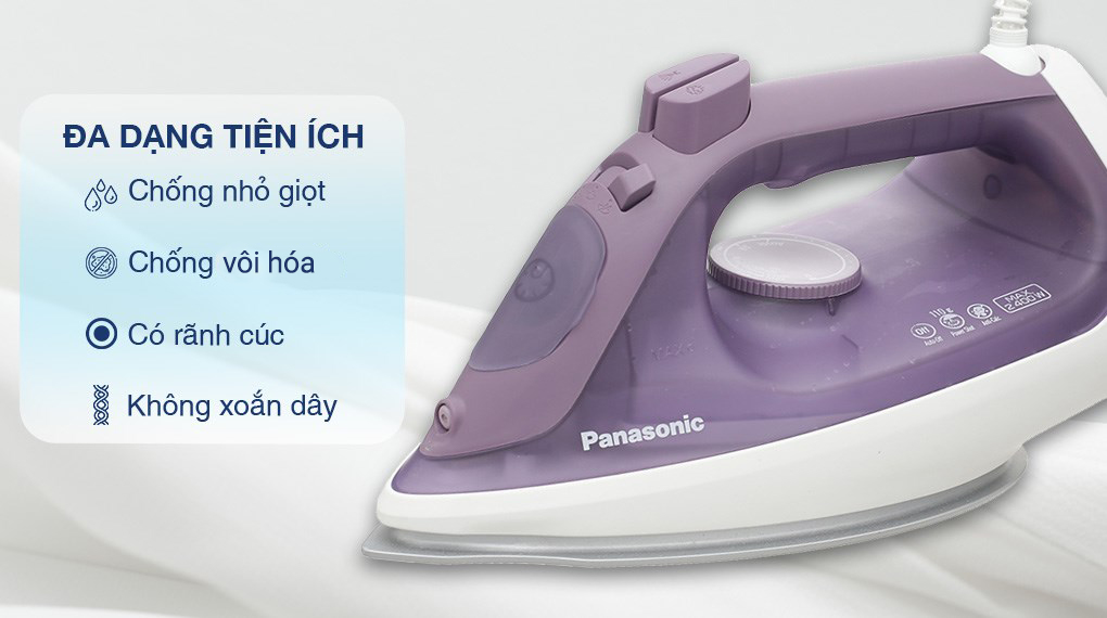 Bàn ủi hơi nước Panasonic NI-S630VRA 2400W - Tiện ích