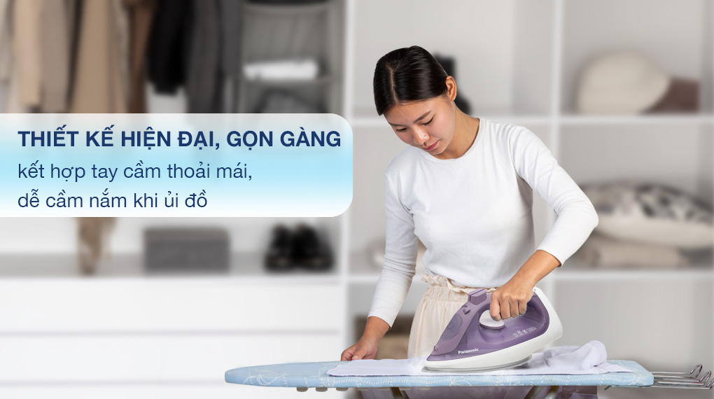 Bàn ủi hơi nước Panasonic NI-S630VRA 2400W - Thiết kế